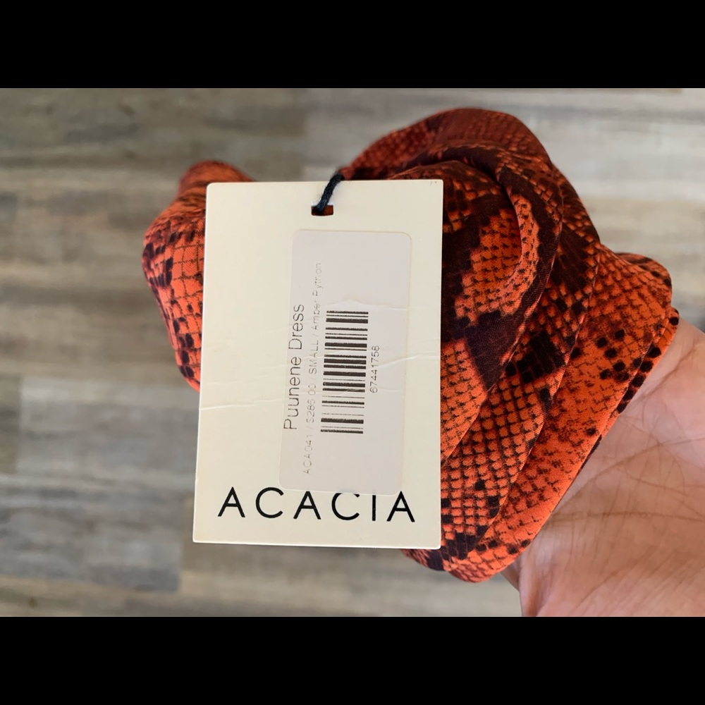 Acacia Silk Python Puunene Dress - image 4